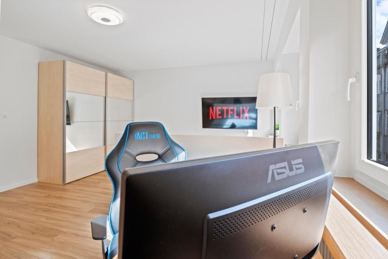 Pearlstay - City Center Twin Bed Workplace Washer Winterthur Eksteriør billede