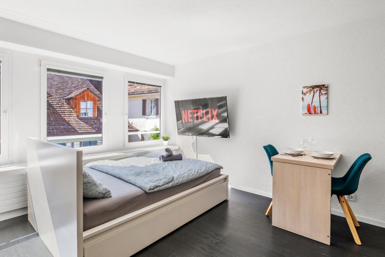 Pearlstay - City Center Twin Bed Workplace Washer Winterthur Eksteriør billede